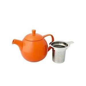 FORLIFE Curve Teapot with Infuser 24-Ounce Carrot